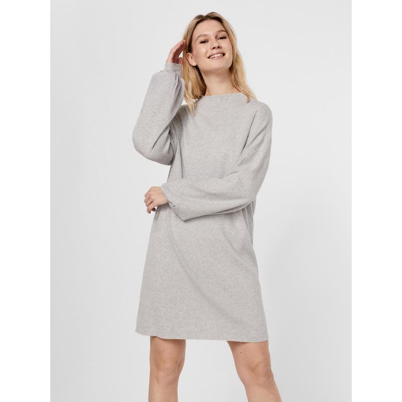 Vero Moda Vero Moda dam klänningVMNANCY Knit Light Grey Melange