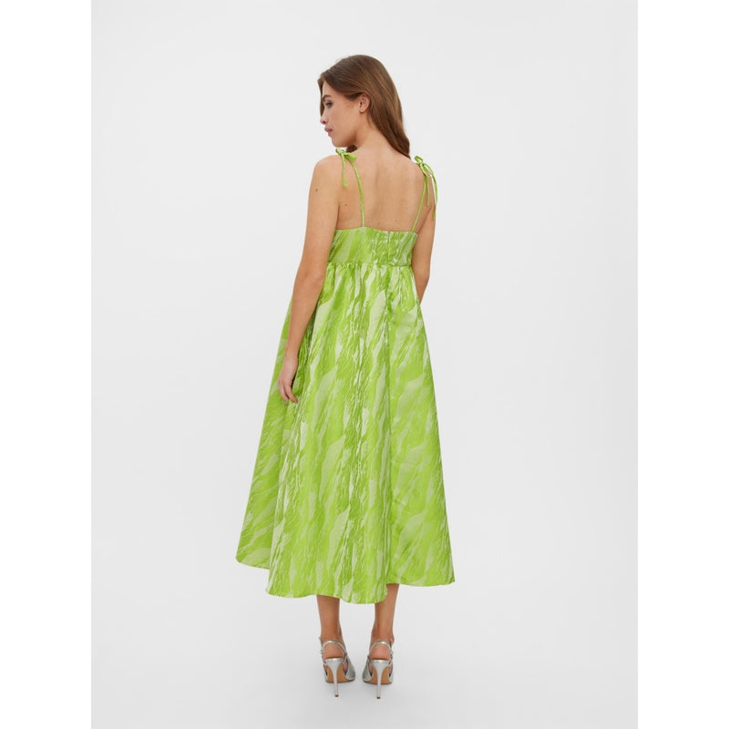 Vero Moda Vero Moda dam klänningVMVARIOUS Restudsalg Bright Chartreuse Jacquard