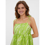 Vero Moda Vero Moda dam klänningVMVARIOUS Restudsalg Bright Chartreuse Jacquard