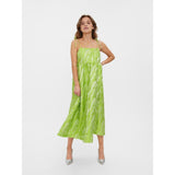 Vero Moda Vero Moda dam klänningVMVARIOUS Restudsalg Bright Chartreuse Jacquard