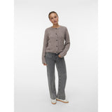 Vero Moda Vero Moda dam kofta VMNOVAH Cardigan Brown Lentil MELANGE