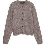 Vero Moda Vero Moda dam kofta VMNOVAH Cardigan Brown Lentil MELANGE