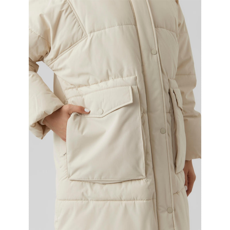 Vero Moda Vero Moda dam oversize jacka VMELANOR Jacket Oatmeal