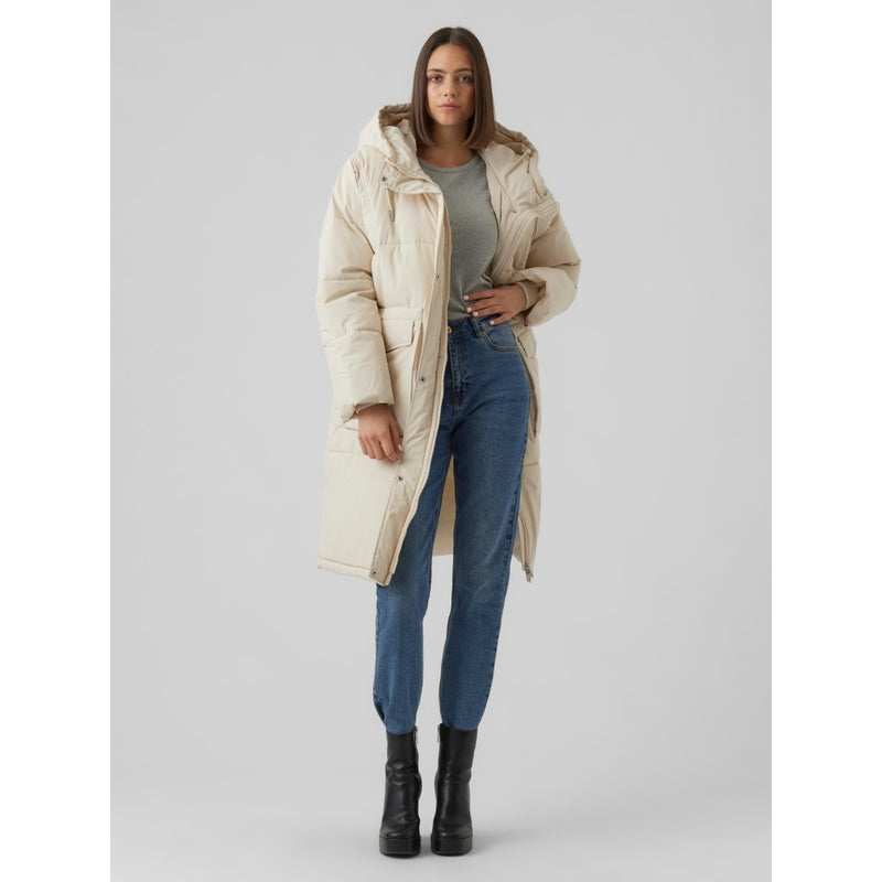 Vero Moda Vero Moda dam oversize jacka VMELANOR Jacket Oatmeal