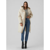 Vero Moda Vero Moda dam oversize jacka VMELANOR Restudsalg Oatmeal