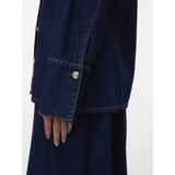 Vero Moda Vero Moda dam överskjol VMNIKKA Shirt Dark Blue Denim