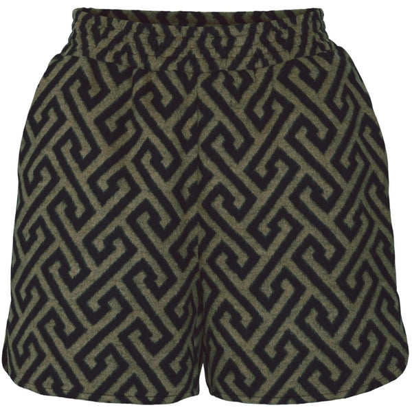 Vero Moda Vero Moda dam shorts VMBRENDASOFIA Restudsalg Ivy Green Black