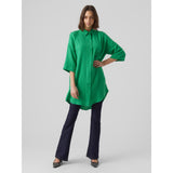 Vero Moda Vero Moda dam skjortklänningVmNatali Shirt Bright Green