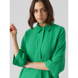 Vero Moda Vero Moda dam skjortklänningVmNatali Shirt Bright Green