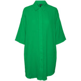 Vero Moda Vero Moda dam skjortklänningVmNatali Shirt Bright Green