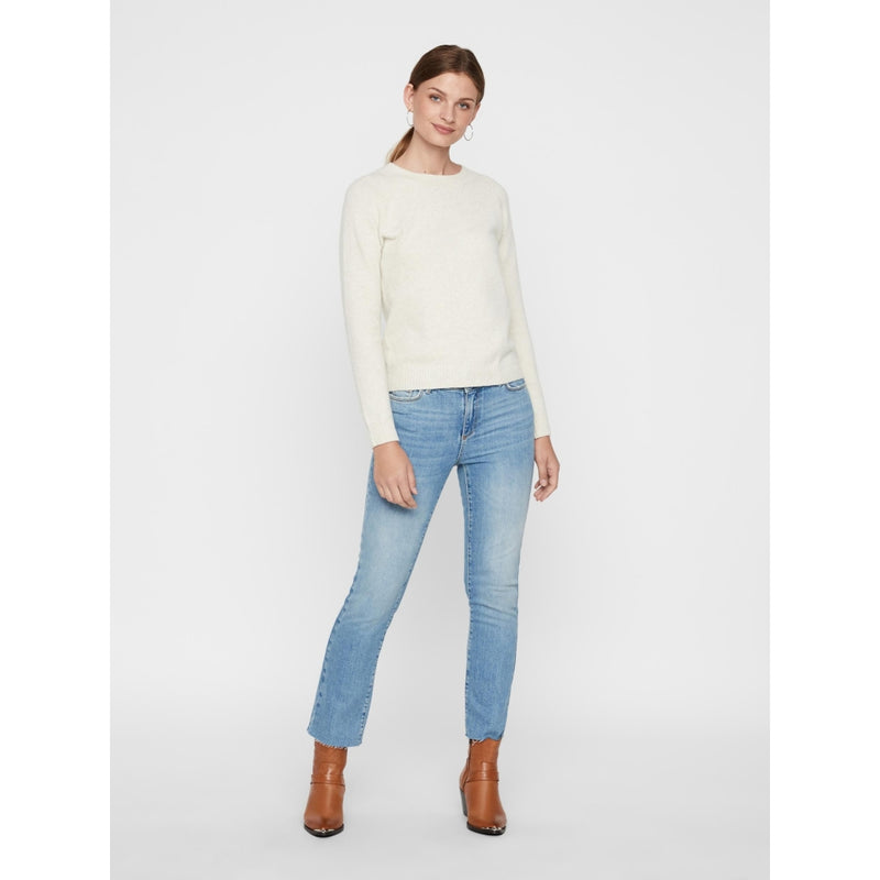 Vero Moda Vero Moda dam stickad VMDOFFY Knit Birch Melange