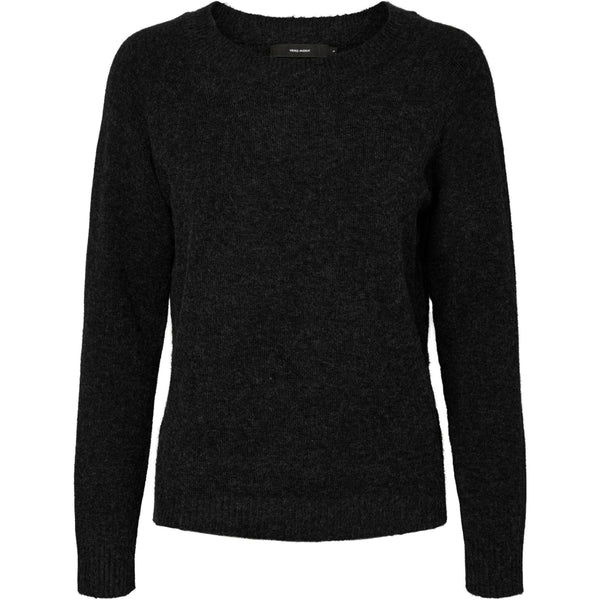 Vero Moda Vero Moda dam stickad VMDOFFY Knit Black Melange