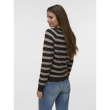 Vero Moda Vero Moda dam stickad VMDOFFY Knit Chocolate Torte W. COCOA BROWN