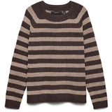Vero Moda Vero Moda dam stickad VMDOFFY Knit Chocolate Torte W. COCOA BROWN