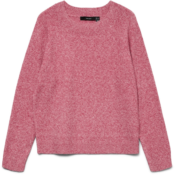 Vero Moda Vero Moda dam stickad VMDOFFY Knit Jazzy W. WHITE MELANGE