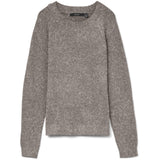 Vero Moda Vero Moda dam stickad VMDOFFY Knit Moon Rock MELANGE