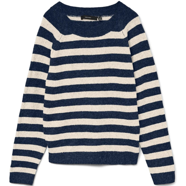 Vero Moda Vero Moda dam stickad VMDOFFY Knit Navy Blazer Birch