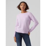 Vero Moda Vero Moda dam stickad VMDOFFY Knit Orchid Bloom MELANGE