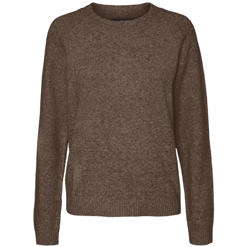 Vero Moda Vero Moda dam stickad VMDOFFY Knit Pinecone MELANGE