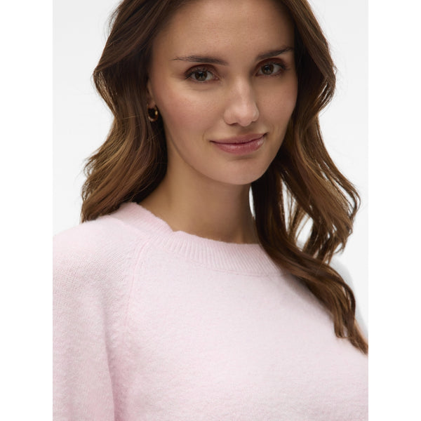 Vero Moda Vero Moda dam stickad VMDOFFY Knit Pink-A-Boo MELANGE