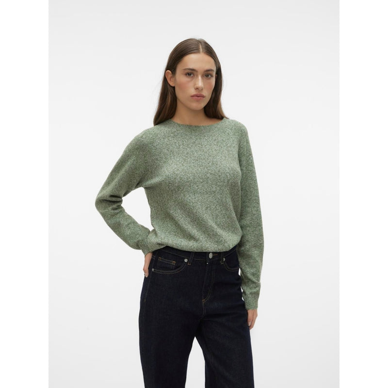 Vero Moda Vero Moda dam stickad VMDOFFY Knit Rifle Green MELANGE