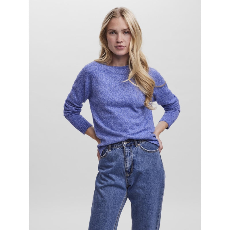 Vero Moda Vero Moda dam stickad VMDOFFY Knit Surf the web detail: Melange