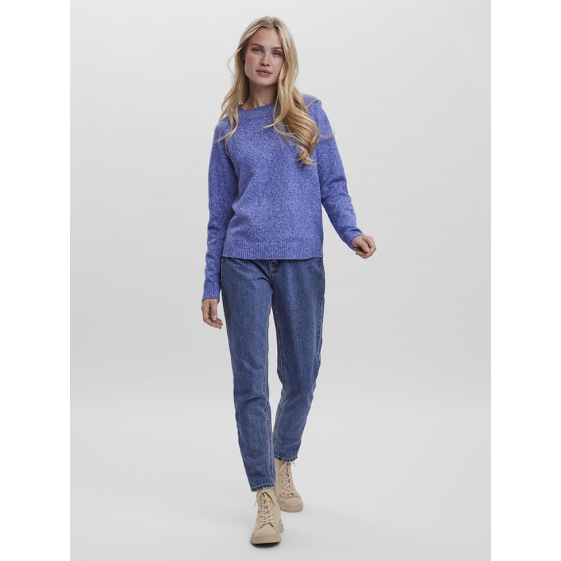 Vero Moda Vero Moda dam stickad VMDOFFY Knit Surf the web detail: Melange