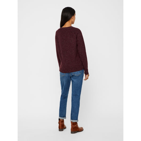 Vero Moda Vero Moda dam stickad VMDOFFY Knit Winetasting Detail:MELANGE