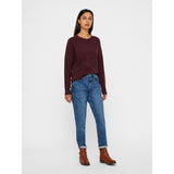 Vero Moda Vero Moda dam stickad VMDOFFY Knit Winetasting Detail:MELANGE
