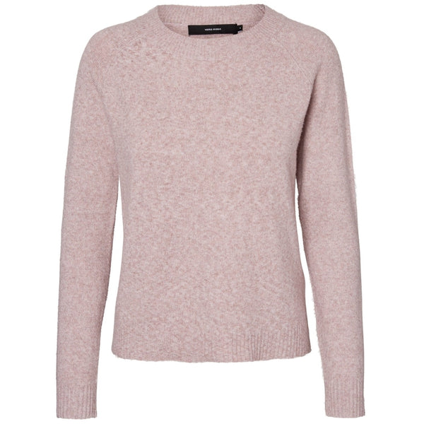 Vero Moda Vero Moda dam stickad VMDOFFY Knit Woodrose Melange