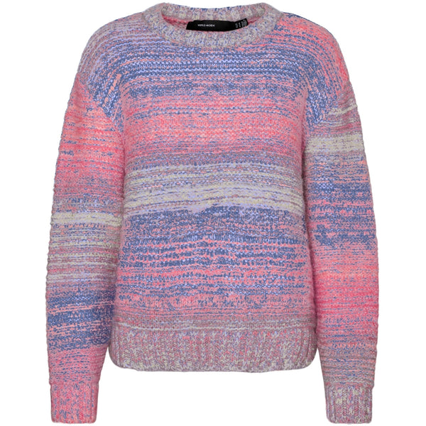 Vero Moda Vero Moda dam stickad VMLINA Restudsalg Sodalite Blue Hot Pink