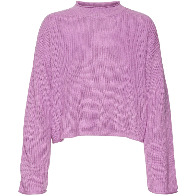 Vero Moda Vero Moda dam stickad VMSAYLA Knit Cyclamen