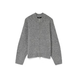 Vero Moda Vero Moda dam stickad kofta VMBANG Knit Medium grey melange