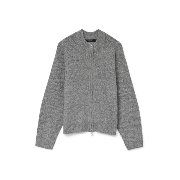 Vero Moda Vero Moda dam stickad kofta VMBANG Knit Medium grey melange