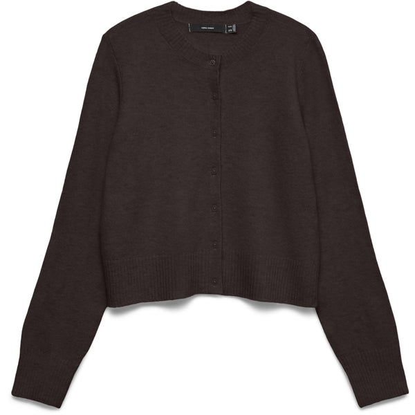 Vero Moda Vero Moda dam stickad kofta VMMACY Knit Chocolate Torte