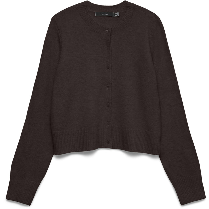 Vero Moda Vero Moda dam stickad kofta VMMACY Knit Chocolate Torte