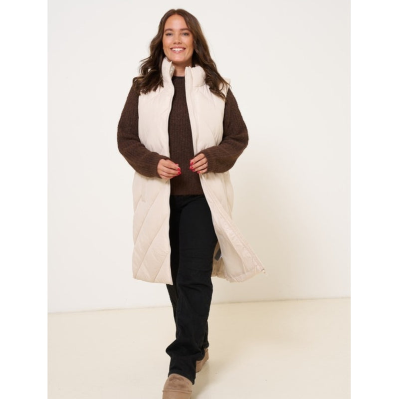 Vero Moda Vero Moda dam väst VMMILLAS Jacket Oatmeal