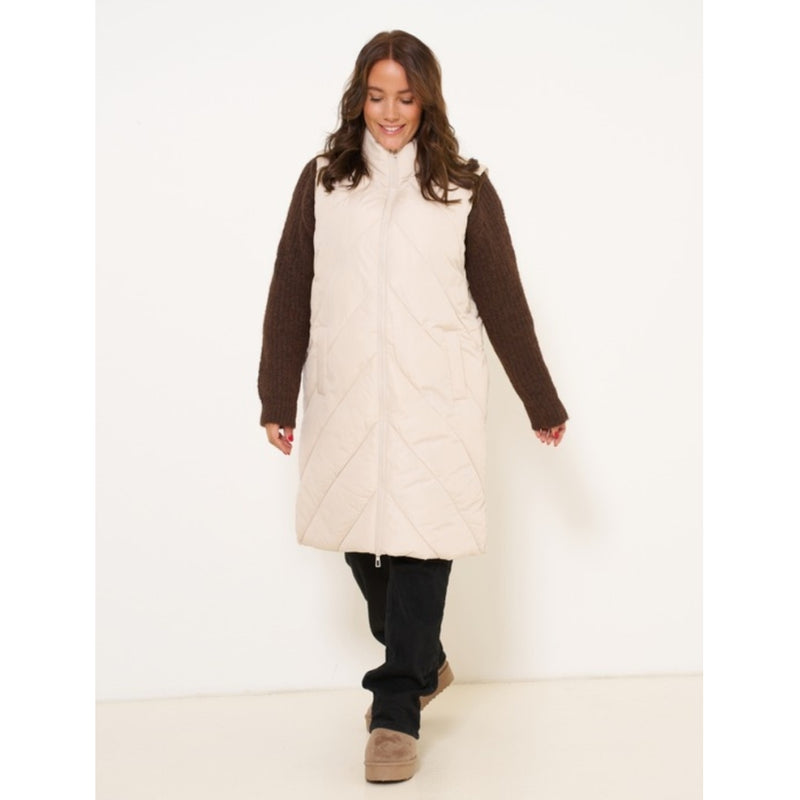 Vero Moda Vero Moda dam väst VMMILLAS Jacket Oatmeal