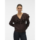 Vero Moda Vero Moda damblus VMLIZZI Blouse Chocolate Torte