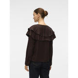 Vero Moda Vero Moda damblus VMLIZZI Blouse Chocolate Torte
