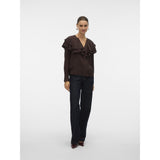 Vero Moda Vero Moda damblus VMLIZZI Blouse Chocolate Torte