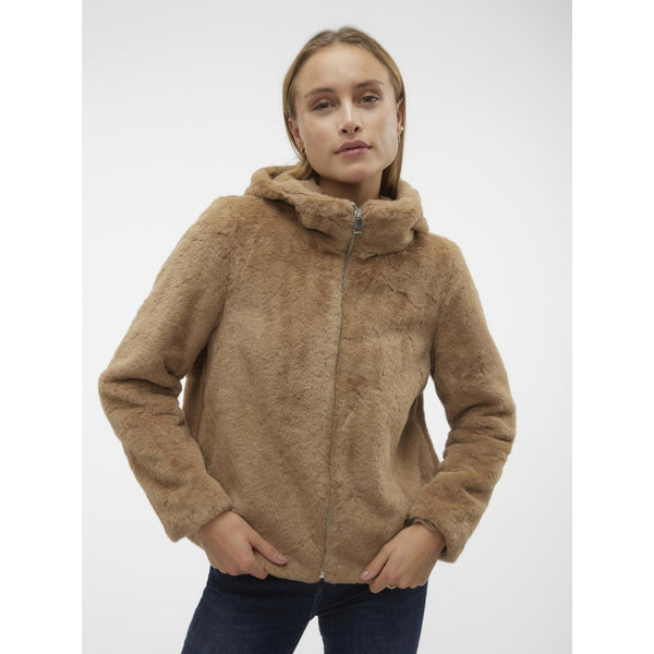 Vero Moda Vero Moda dam jacka VMSONJAHOODIE Jacket Tigers Eye