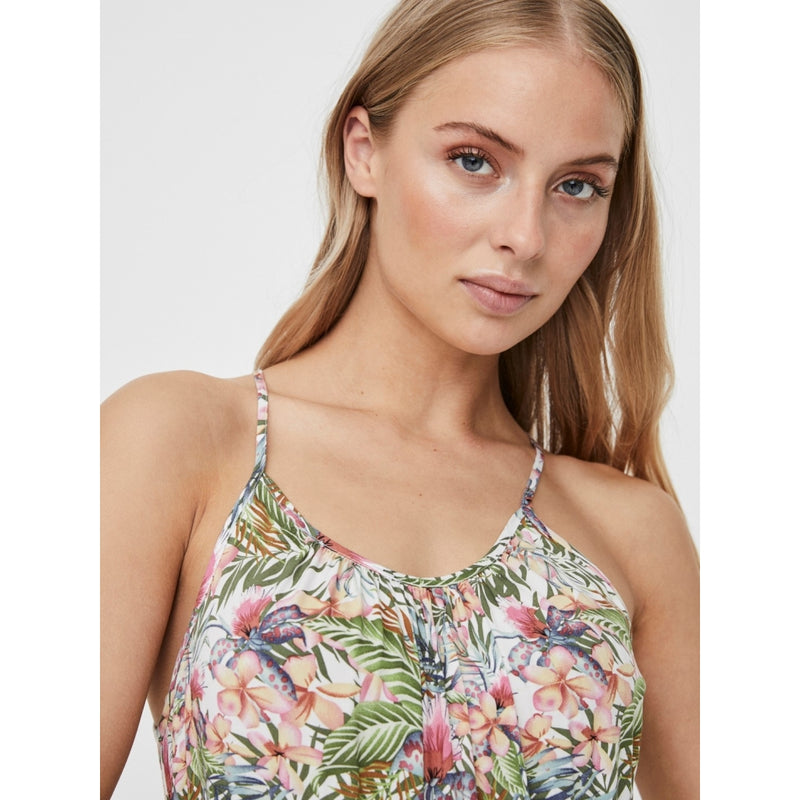 Vero Moda Vero Moda dame kjole VMSIMPLY Restudsalg Snow white