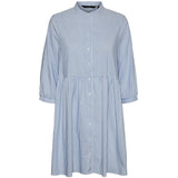 Vero Moda Vero Moda dame kjole VMSISI Restudsalg Cashmere Blue Snow White