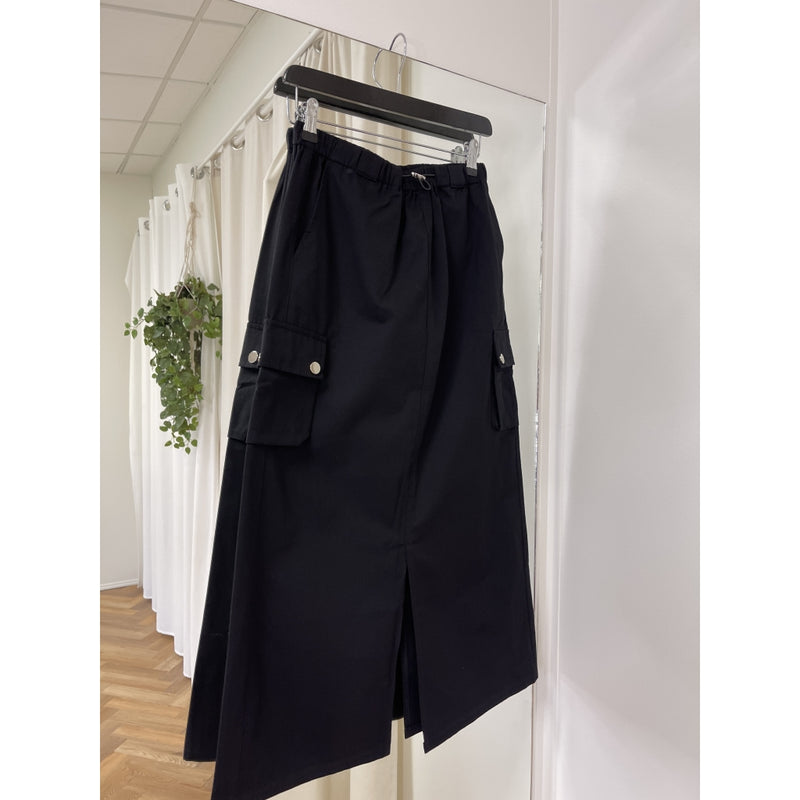 LULULIA Lululia Studio dam cargo kjol Lula Skirt Black