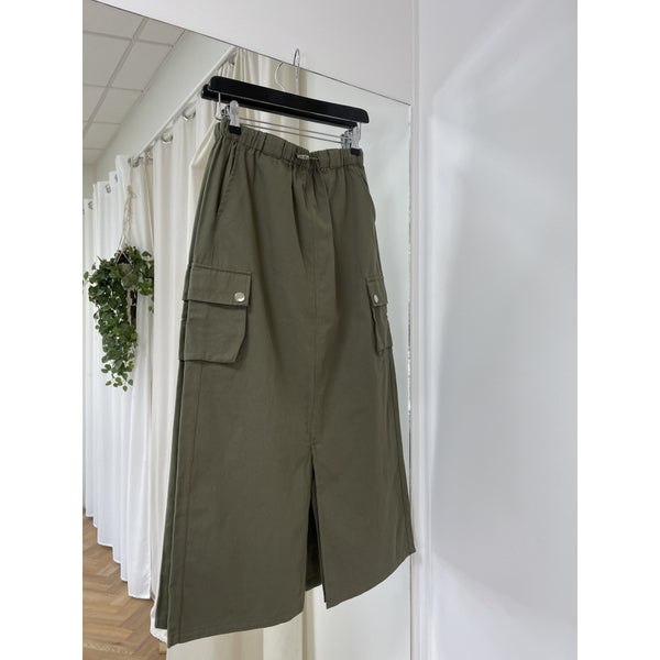 LULULIA Lululia Studio dam cargo kjol Lula Skirt Green