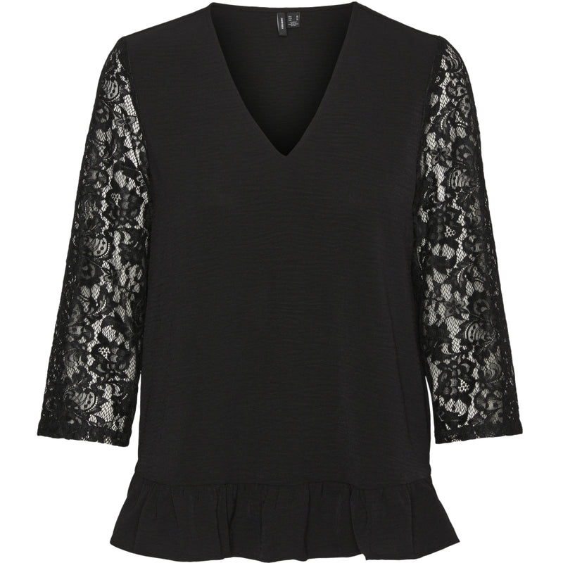 Vero Moda Vero Moda dam top VMALVA Blouse Black