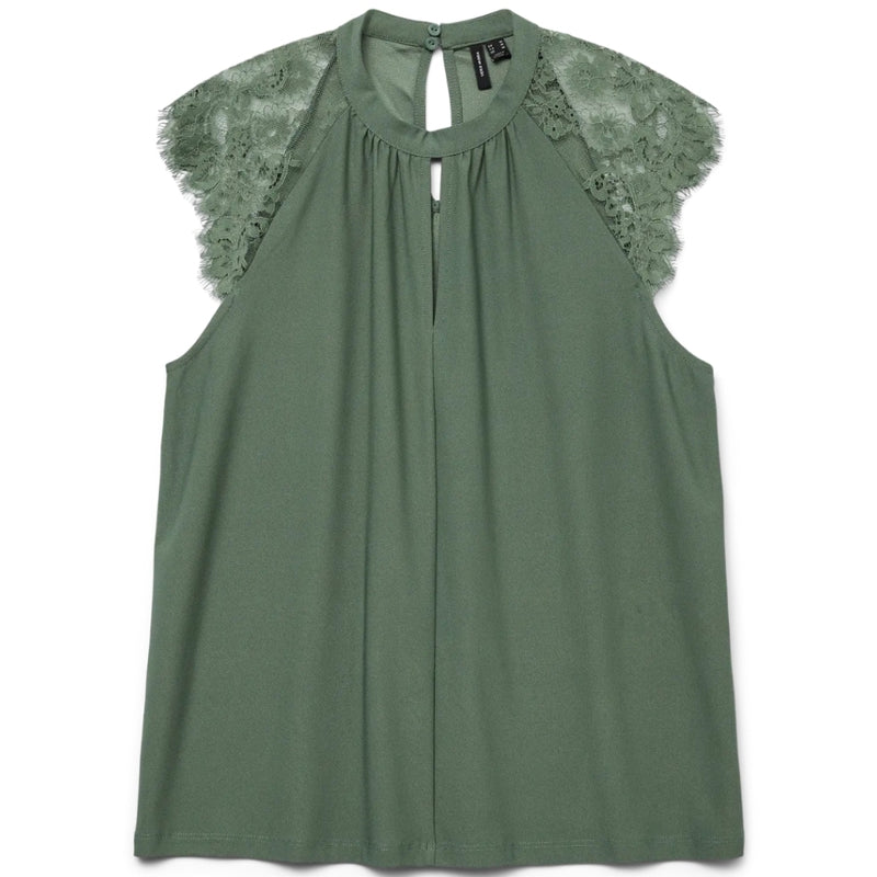 Vero Moda Vero Moda dame top VMMILLA T-shirt Laurel Wreath