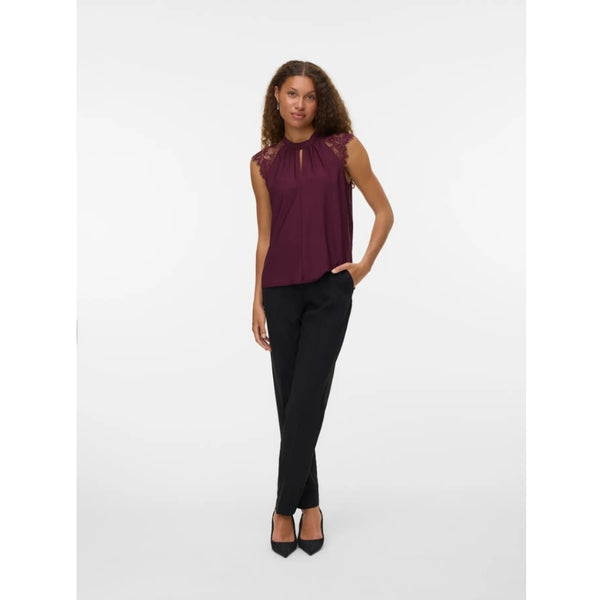 Vero Moda Vero Moda dame top VMMILLA T-shirt Winetasting