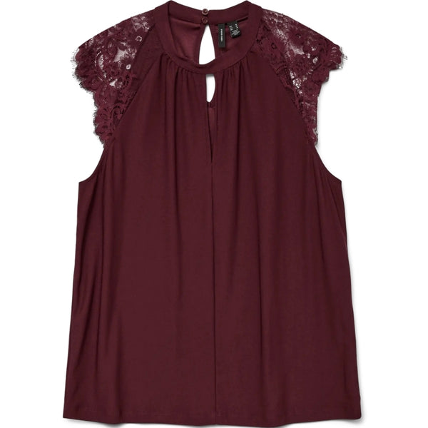 Vero Moda Vero Moda dame top VMMILLA T-shirt Winetasting
